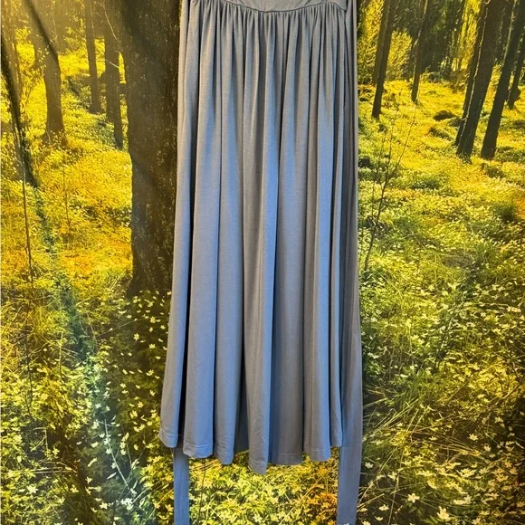 🦋 Purusha People Blue Tansy Butterfly Wrap Skirt – Size Small - Picture 13 of 16